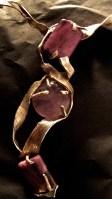 Particolare di collana in argento. Committente privato, 2009