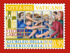 Disegno per francobollo. Committente: Città del Vaticano, 2016.