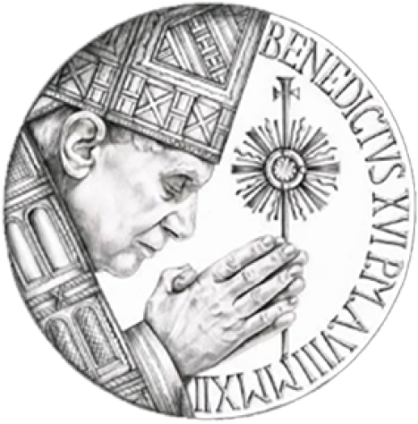 Disegno per moneta Aurea da 200 euro. Committente: Città del Vaticano, 2012.