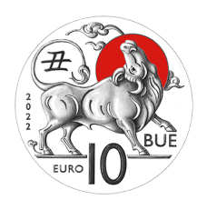 Disegno per moneta da 10€. Committente: San Marino, 2022